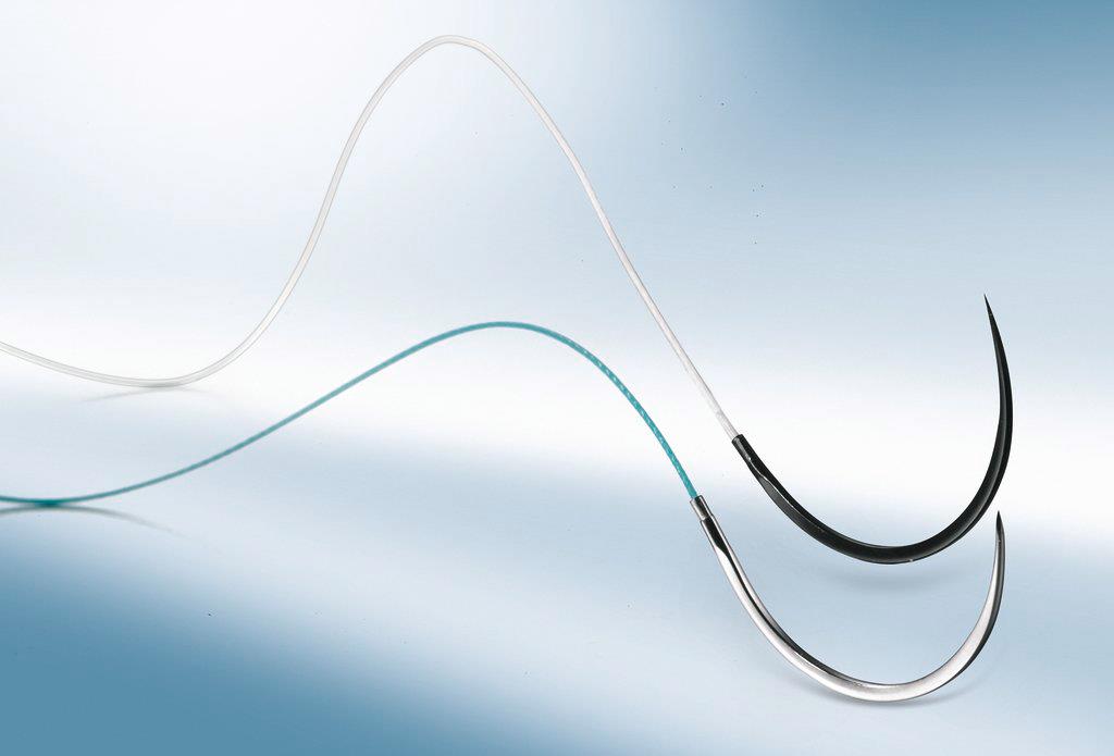 Premicron suture non assorbibili in poliestere tereftalato, ago 3/8 16mm, USP 4/0 - filo verde 75cm (conf. 36 pz.)