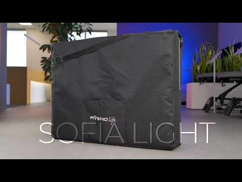 Lettino da massaggio in legno pieghevole SOFIA LIGHT + Borsa