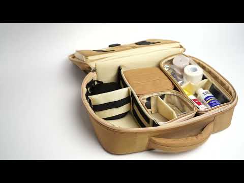 Borsa multiuso - Marrone/Beige