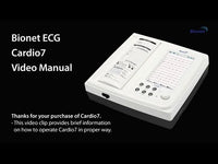 ECG Cardio 7 New - Elettrocardiografo a 12 canali interpretativo con Touch Screen