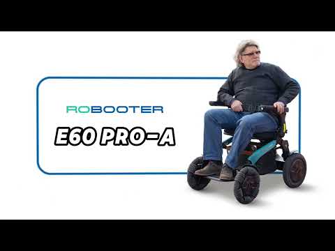 Carrozzina elettrica pieghevole per l’off-road ROBOOTER E60 Pro-A - Con zaino integrato