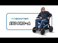 Carrozzina elettrica pieghevole per l’off-road ROBOOTER E60 Pro-A - Con zaino integrato