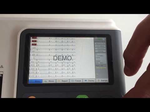 ECG Biocare iE300 - Elettrocardiografo a 3-6 canali Interpretativo