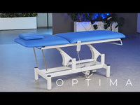 Lettino elettrico ad altezza variabile OPTIMA - Larghezza 68 cm - Blu