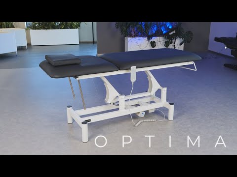 Lettino elettrico ad altezza variabile OPTIMA - Larghezza 68 cm - Nero