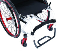 Carrozzina pieghevole superleggera ad Autospinta ARDEA  ATMOS Bianca - CL200B