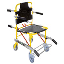 Sedia portantina a 4 ruote con pedane e braccioli QUICK 659