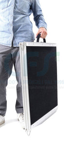 Rampa per disabili cm 61 - Lunghezza fissa - A pedana