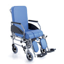 Sedia comoda KOMODA con schienale reclinabile - Ruote Ø 20 cm - RC330-Seduta 50 cm