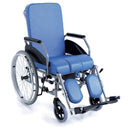 Sedia comoda KOMODA in acciaio verniciato - Schienale reclinabile - Autospinta posteriore - RC340