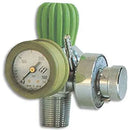 Riduttore di pressione con valvola UNI per bombole da 5-7 litri - 0/12 lt. minuto