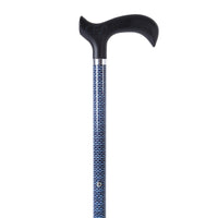 Bastone in alluminio regolabile BRIO RP169-3 - Fantasia optical blu