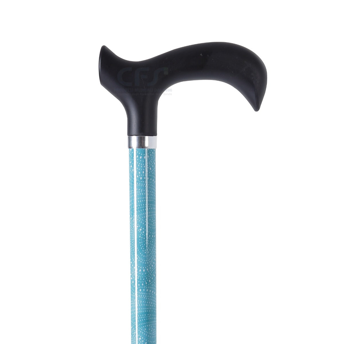 Bastone in alluminio regolabile BRIO RP169-4 - Fantasia azzurro