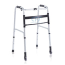 Deambulatore pieghevole RP735 - 2 puntali e 2 ruote fisse