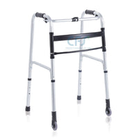 Deambulatore pieghevole RP735 - 2 puntali e 2 ruote fisse