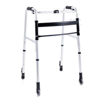 Deambulatore pieghevole RP737 - 2 puntali e 2 ruote fisse