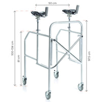 Deambulatore antibrachiale pieghevole RP756A
