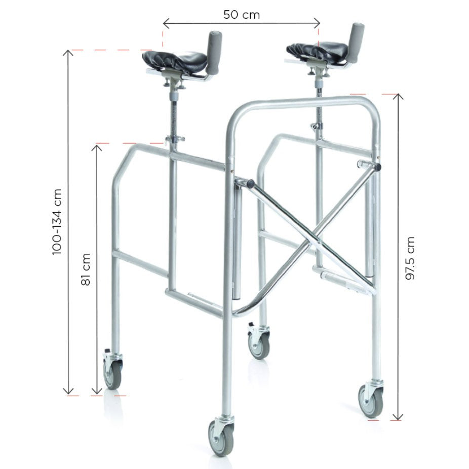 Deambulatore antibrachiale pieghevole RP756A