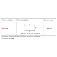 Deambulatore antibrachiale pieghevole RP756A
