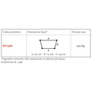 Deambulatore sottoascellare verniciato pieghevole RP758S - Regolabile in altezza