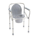 Sedia comoda WC RP781 - in alluminio a 4 funzioni e pieghevole