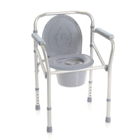 Sedia comoda WC RP781 - in alluminio a 4 funzioni e pieghevole