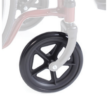 Ruota anteriore in PVC Ø 20 x 2,5 cm CPR410 per carrozzine ARDEA Start (singola)