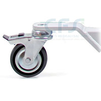 Ruota con freno per sollevamalati