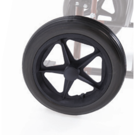 Ruota posteriore in PU Ø 30 cm CPR412 per carrozzine ARDEA Go!/Go!2 (singola)