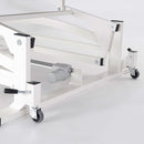 Serie di 4 ruote per lettini BOBATH a doppia leva