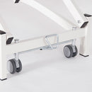 Serie di 4 ruote per lettini a leva singola per lettini elettrici Fisiotech - Serie SIMPLE