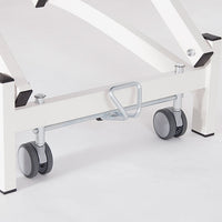 Serie di 4 ruote per lettini a leva singola per lettini elettrici Fisiotech - Serie SIMPLE