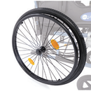 Ruote posteriori in PU CPR770 per carrozzine ARDEA Helios CP785 - CP790 (coppia)