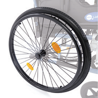 Ruote sgancio rapido CPA735 per carrozzine ARDEA CP770 - CP780 - CP785 - CP790 (coppia)