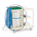 Sacco per carrelli biancheria - Lavabile - Banda blu