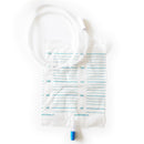 Sacca urina 2 litri con rubinetto di scarico P/P - tubo 90 cm.