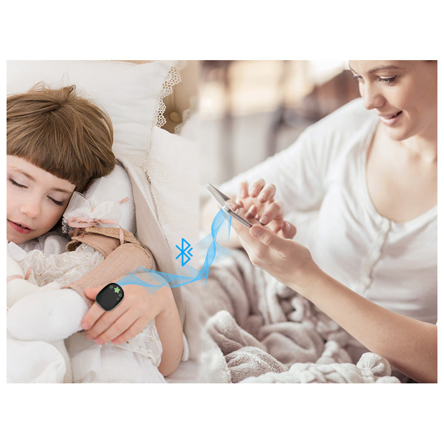 Saturimetro da dito indossabile VIATOM O2Ring con Bluetooth - Pediatrico