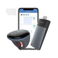 Saturimetro da dito indossabile VIATOM O2Ring con Wireless remoto - Adulti