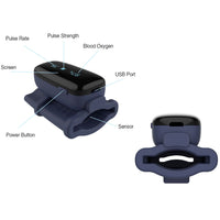 Saturimetro da dito VIATOM OXYFIT con Bluetooth - Adulti