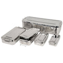 Scatola in acciaio Inox 20x10x4,5 cm - con manici