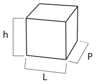 Cuscino a forma cubica 30x30x30 cm