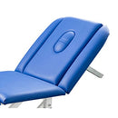 Sezione testa con foro viso e tappo con braccioli regolabili per lettino I-MEDIK