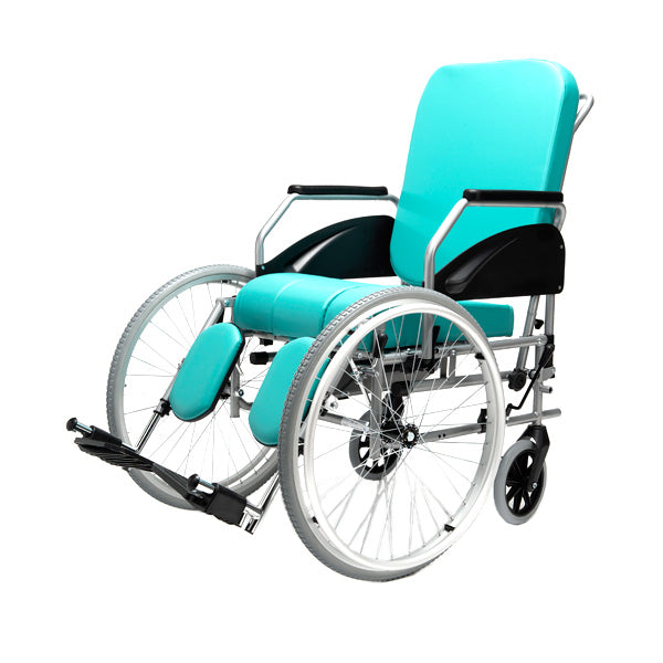 Sedia comoda KSP E301 - Schienale reclinabile - Ruote Ø 24" anteriori e 8" posteriori