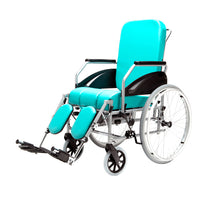 Sedia comoda KSP E302 - Schienale reclinabile - Ruote Ø 8" anteriori e 24" posteriori