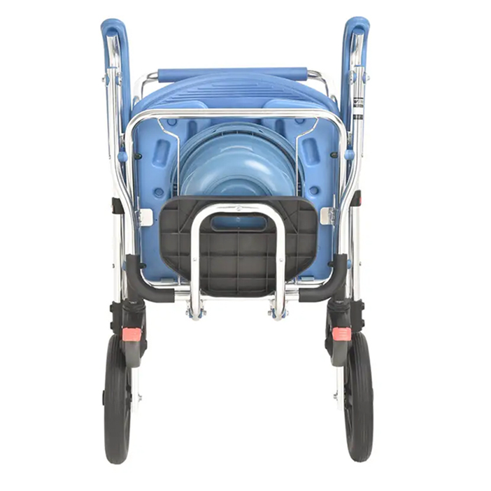 Sedia comoda GIMA KDB-699 - in alluminio e pieghevole con ruote