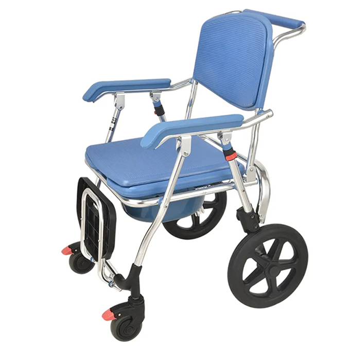 Sedia comoda GIMA KDB-699 - in alluminio e pieghevole con ruote