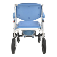 Sedia comoda GIMA KDB-699 - in alluminio e pieghevole con ruote