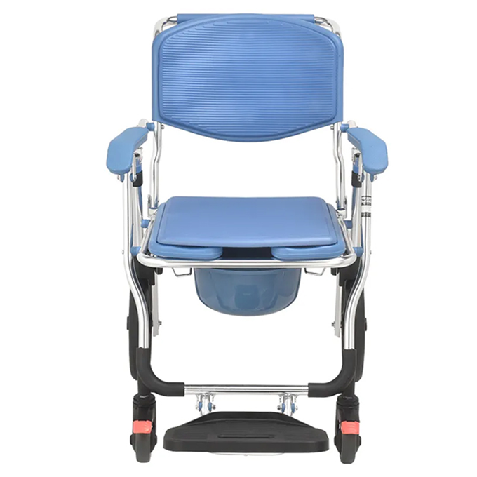 Sedia comoda GIMA KDB-699 - in alluminio e pieghevole con ruote