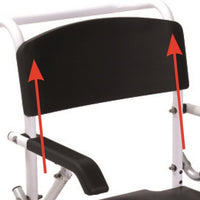 Sedia comoda con ruote ONDA RS846 - per doccia e bagno