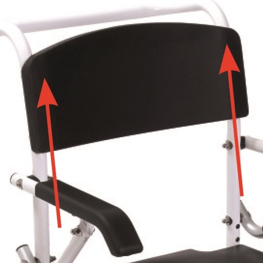 Sedia comoda con ruote ONDA RS846 - per doccia e bagno